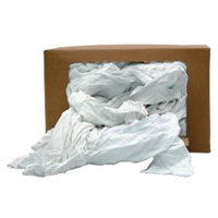 CHIFFON D'ESSUYAGE COTON BLANC CARTON 10KG