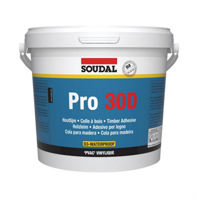 COLLE BOIS BLANCHE RESISTANTE A L'EAU SOUDAL D3 5KG