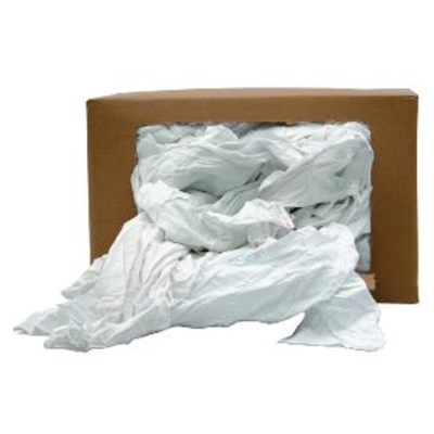 CHIFFON D'ESSUYAGE COTON BLANC CARTON 10KG