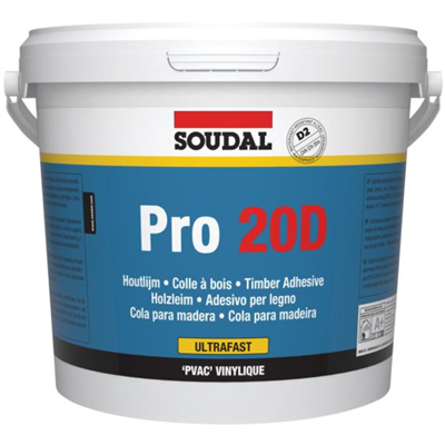 COLLE BOIS BLANCHE RAPIDE SOUDAL D2 5KG